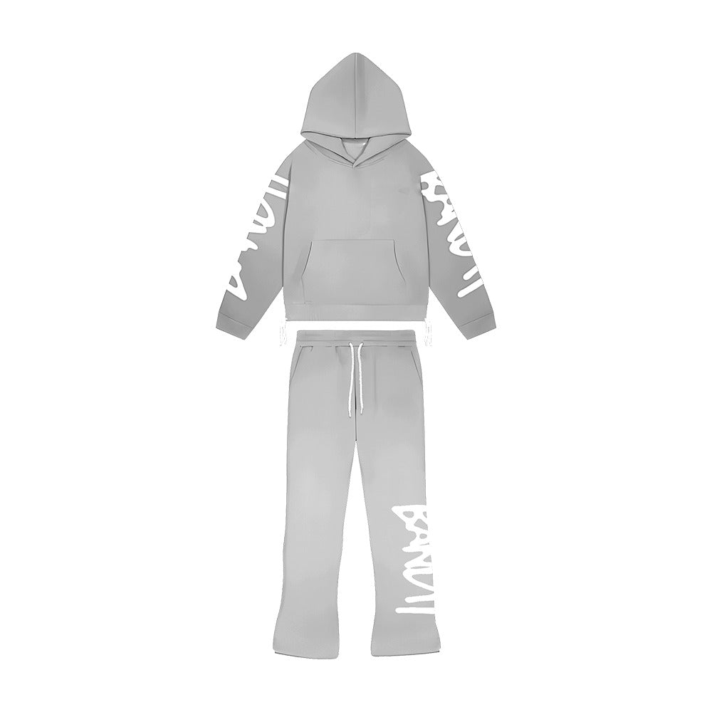 GREY/WHITE | TRACKSUIT